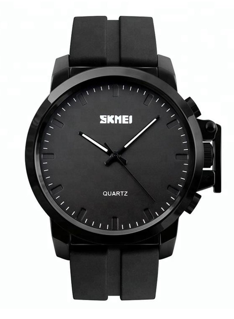 Men’s Quartz Waterproof Silicone Strap Watch - 1208