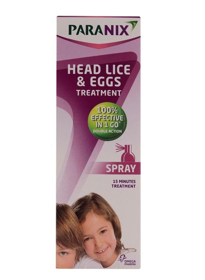 Paranix Head Lice help get rid of head lice & Eggs Spray 100ml