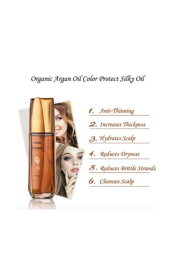 MaxCare Luxury Moroccan Argan Color Protect Silky Hair Oil 60ml