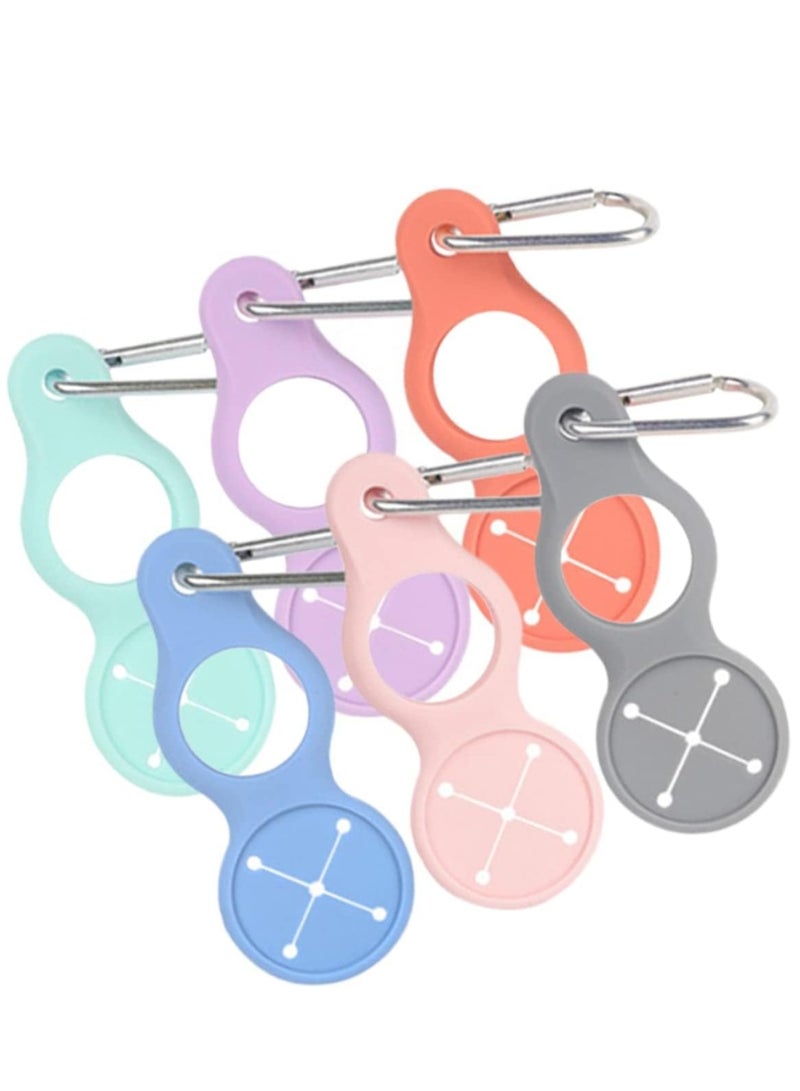 6pcs Water Bottle Buckle Athletic Backpack Climbing Carabiner Sports Water Bottle Water Bottle Ring Holder Mineral Water Bottle Buckles Water Bottle Holster Outdoor Buckles Alloy