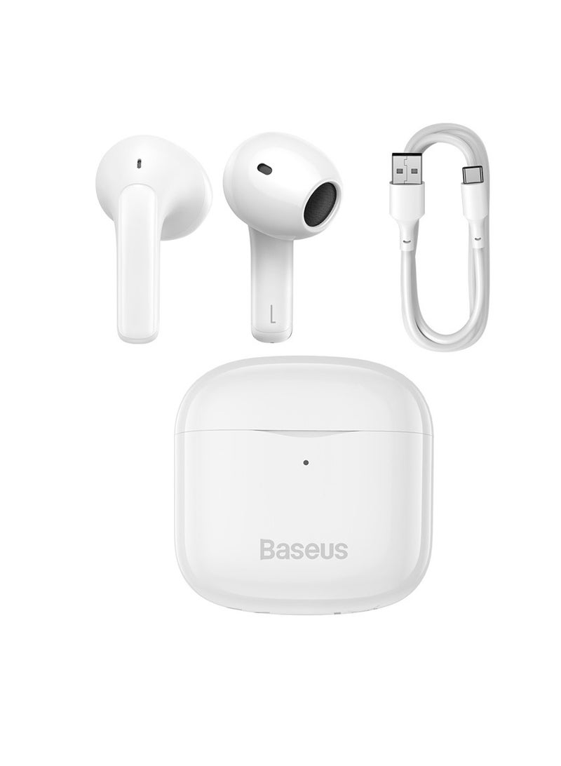 Bowie E3 TWS Wireless Earphone Bluetooth V5.0 Headphone Headset True Wireless Earbuds With Charging Case Support APP Positioning White