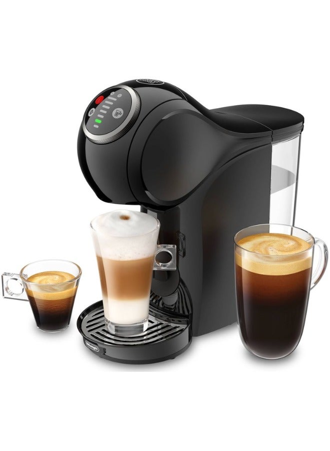 Dolce Gusto Genio S Plus Automatic Coffee Machine Compact & Powerful With 15 Bar Pressure, Cappuccino, Tea, Hot Chocolate & Espresso Coffee Maker - 0.8 L 1600 W EDG315.B Black