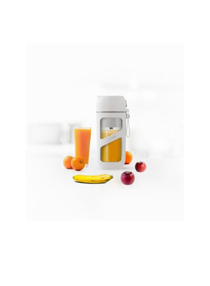 Porodo LifeStyle Vacuum Fresh Portable Juicer & Smoothie Blender 380mL 1500mAh - White