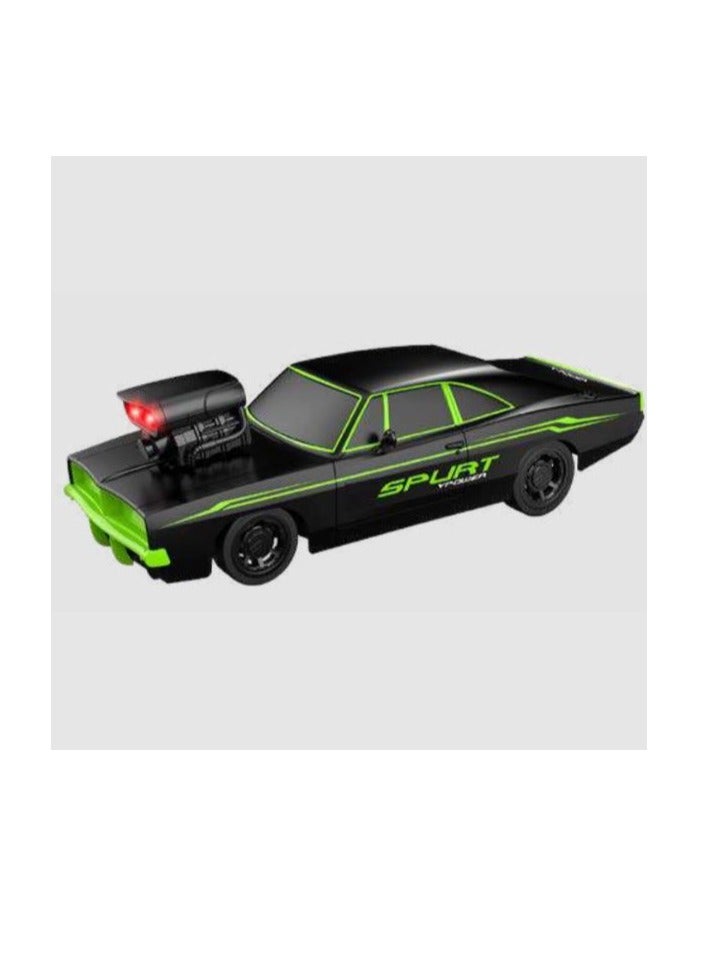 GREEN USB MUSCLE CAR WITH REMOTE CONTROL