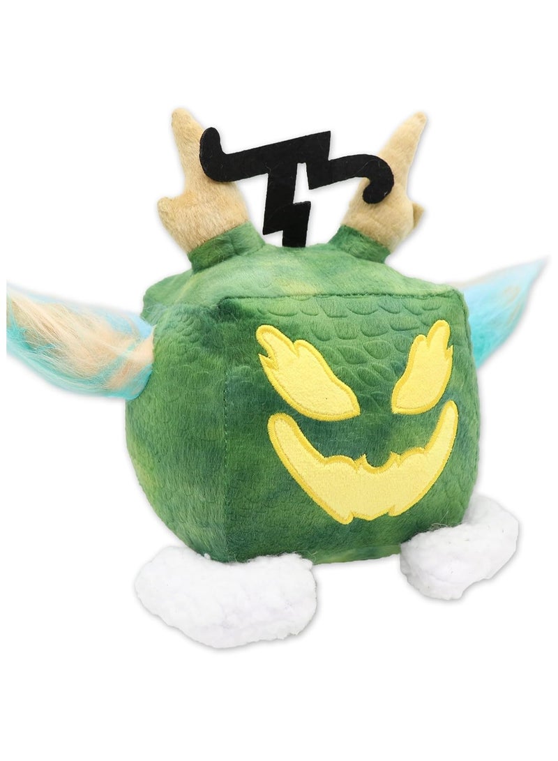 2024 New Fruit Plush Toy,6 in / 15 cm Blox Plush Stuffed Animal Plush Toy, Soft Fruit Hug Plush Pillow Toy for Kids Fans Adult Birthday Collectible Gift - Green Dragon