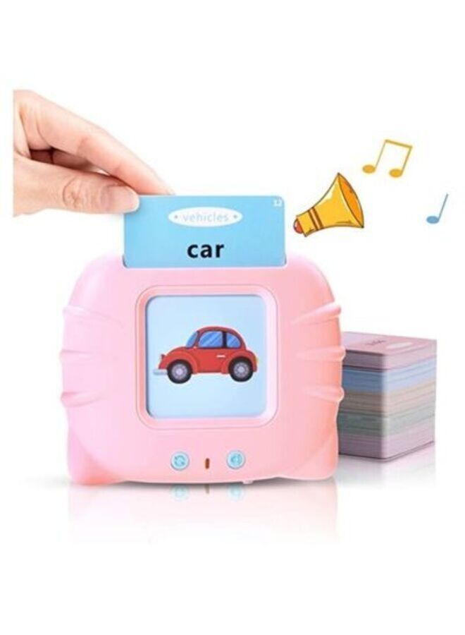 Flash Cards Learning Toys for 2-7 Years Old, Electronic 112 PCS Audible Flashcards Preschool Educational Talking Toys