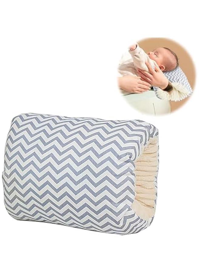 COOLive Cozy Cradle Pillow,Soft Cotton Nursing Pillow for Breastfeeding Support，Arm Pillow for Feeding Baby Travel Portable, MF2912