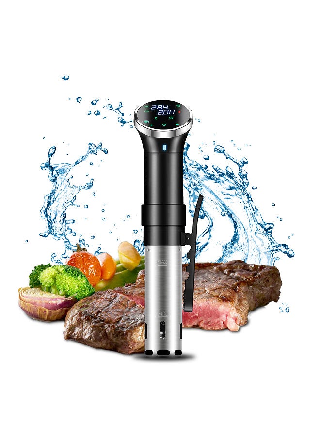WiFi Sous Cooker Machine Immersion Circulator Quiet 1100 Watts Tuya APP Accurate Temperature and Time Digital Display Precision Sous Cooker