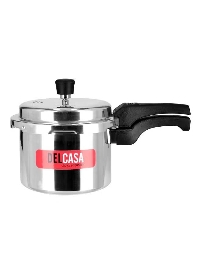 Aluminium Durable Design Dishwasher Safe And Gas Stove Compatible High Quality Pressure Cooker 3Liters