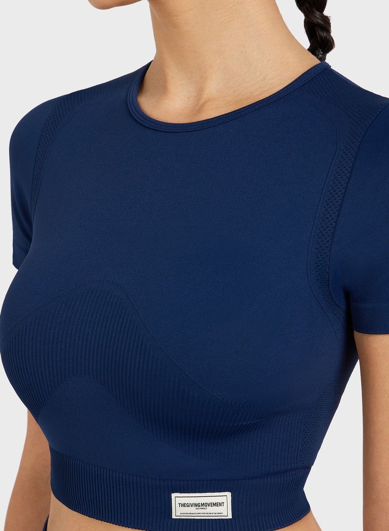 Seamless Cropped T-Shirt