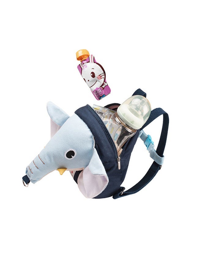 2-In-1 Children Elephant Design Anti-Lost Backpack With Safety Belt And Holding Leash