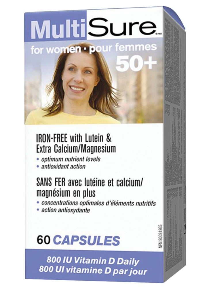Multisure 50+ For Women 60 Capsules