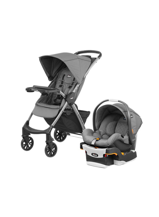 Mini Bravo Plus Baby Travel System Stroller 0M-3Y, Slate