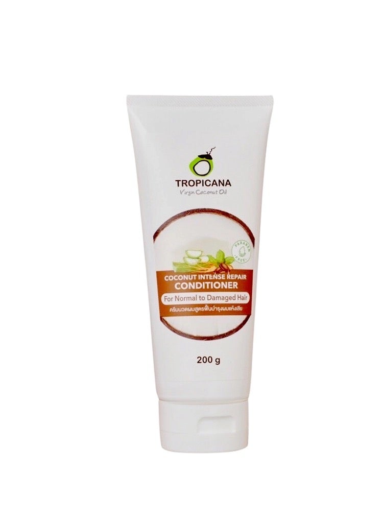 Tropicana Coconut Intense Repair Conditioner For Normal-Damaged Hair 200 Ml.