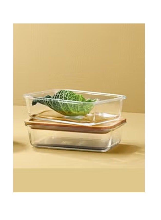 Food Containers - Store Leftovers Ingredients & More Set of 2 Pcs