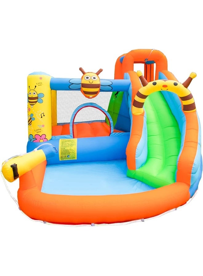 RBW TOYS Bouncy Castles Playground Trampoline Inflatable Castle Home Children's Slide Outdoor Toys Rock Climbing Naughty Castle