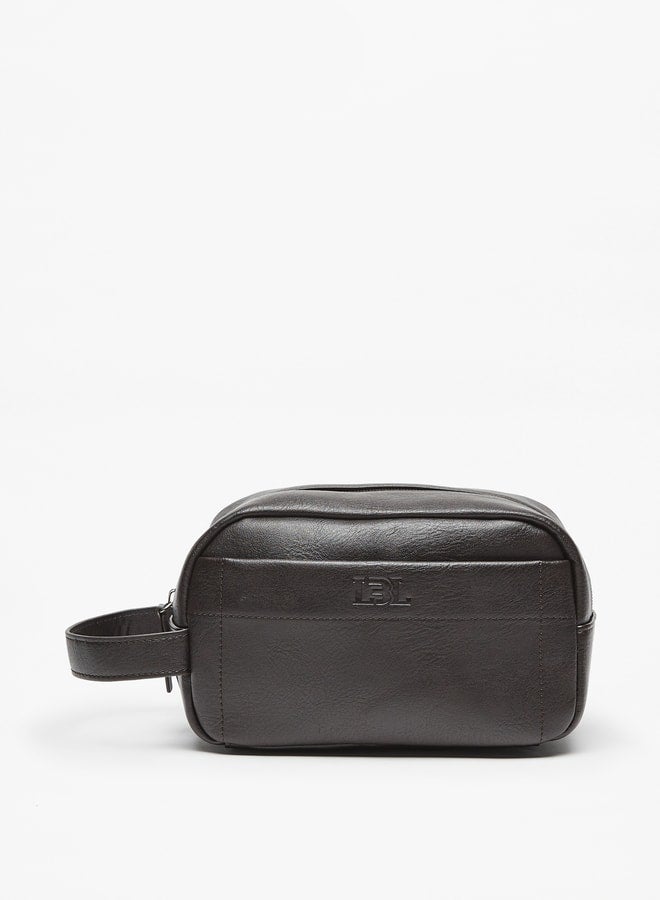 Solid Pouch with Zip Closure