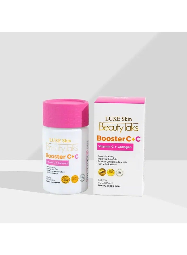 Luxe Skin Beauty Talks Booster C+C (Vitamin C + Collagen) (500mg)