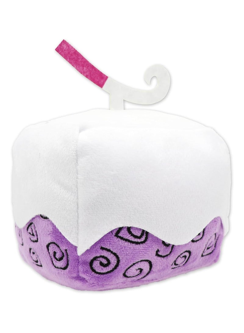 2024 New Fruit Plush Toy,6 in / 15 cm Blox Plush Stuffed Animal Plush Toy, Soft Fruit Hug Plush Pillow Toy for Kids Fans Adult Birthday Collectible Gift - Purple Stun Box