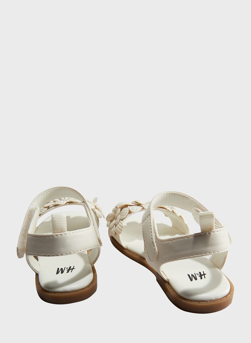 Applique Velcro Sandals