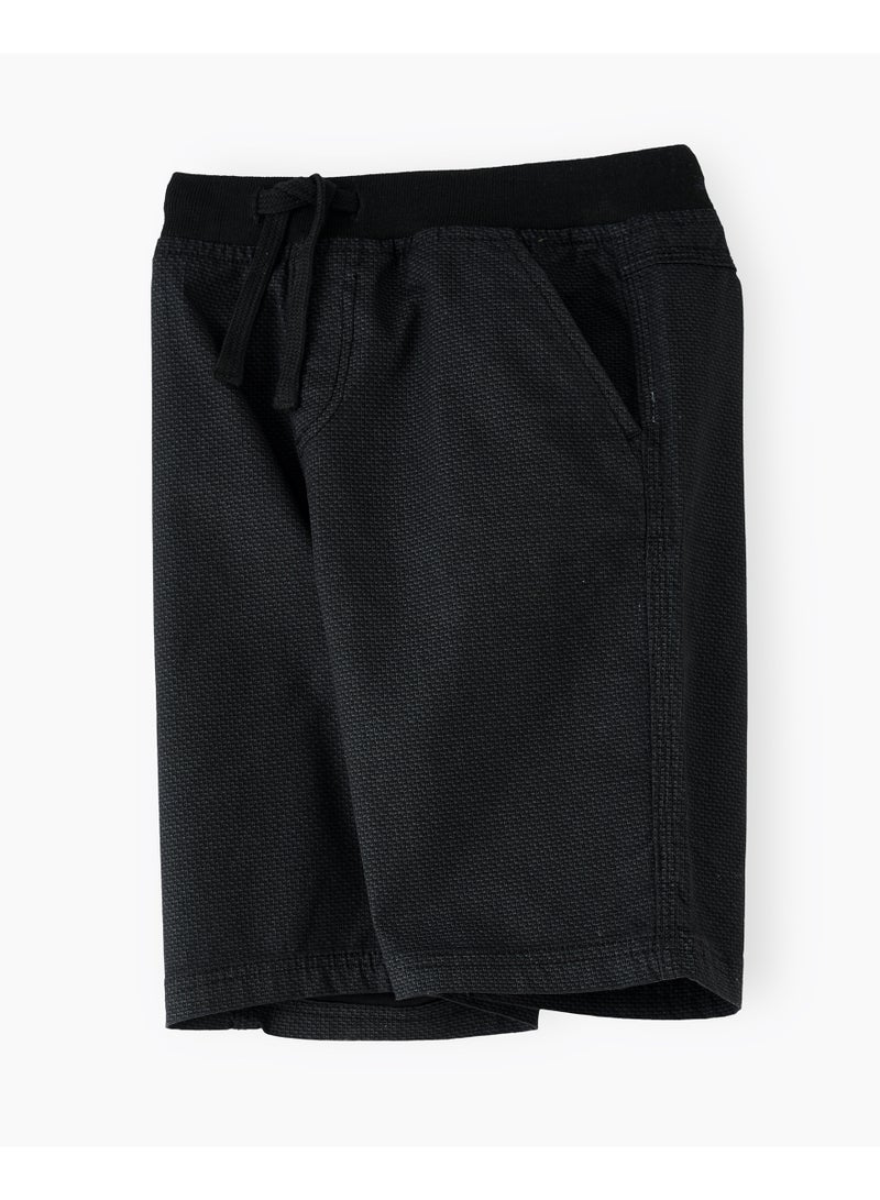 Cool & Classic: Boys' Woven Cotton Shorts Stylishly Breathable