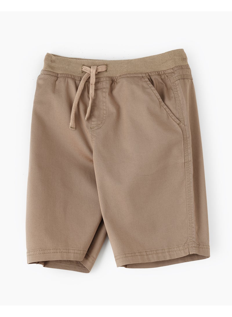 Cool & Classic: Boys' Woven Cotton Shorts Stylishly Breathable