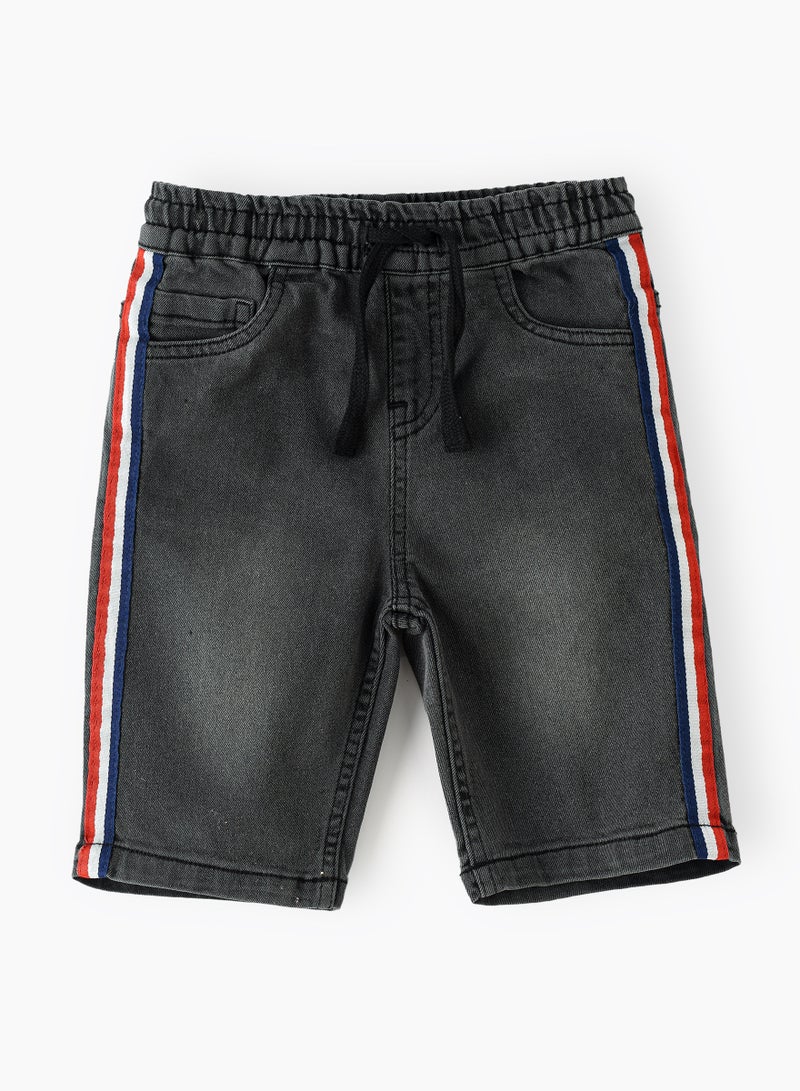 Cool & Classic: Boys' Woven Cotton Shorts Stylishly Breathable