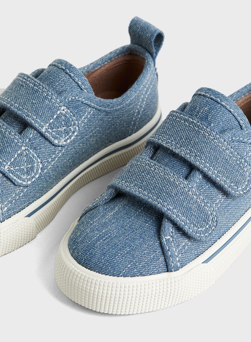 Velcro Denim Sneakers