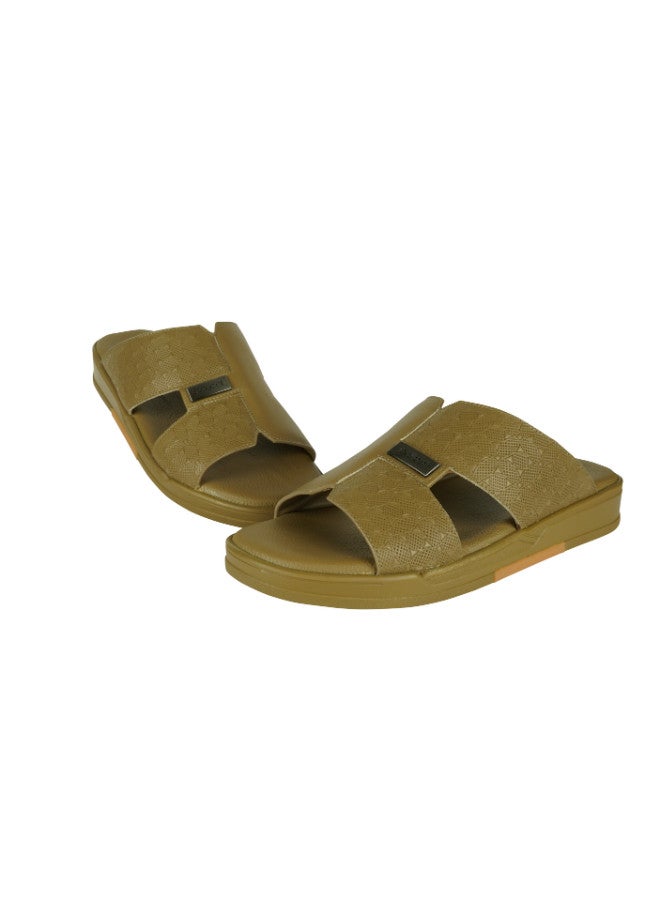 008-3259 Barjeel Uno Mens Arabic Sandals MSA-116 Beige