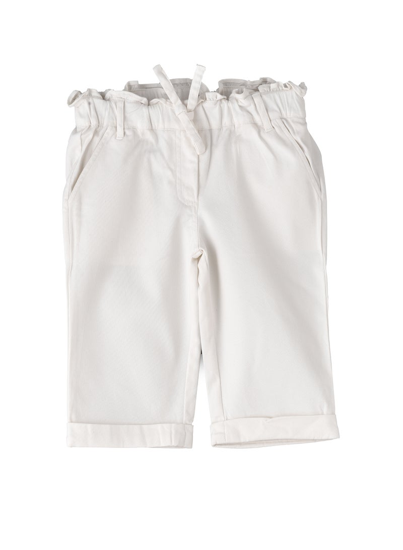 Sunny Explorations: Girls' Breathable Pants Comfy Fun & Spring Adventures