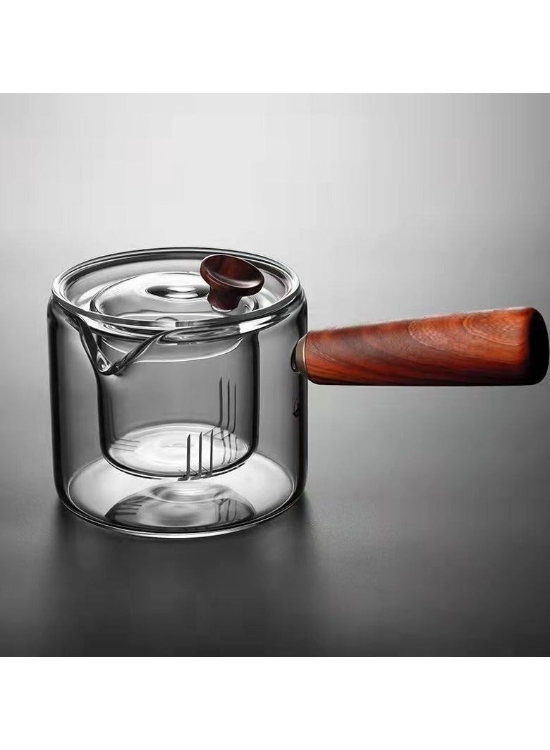High borosilicate Pyrex teapot health pot side teapot tea maker 540ML