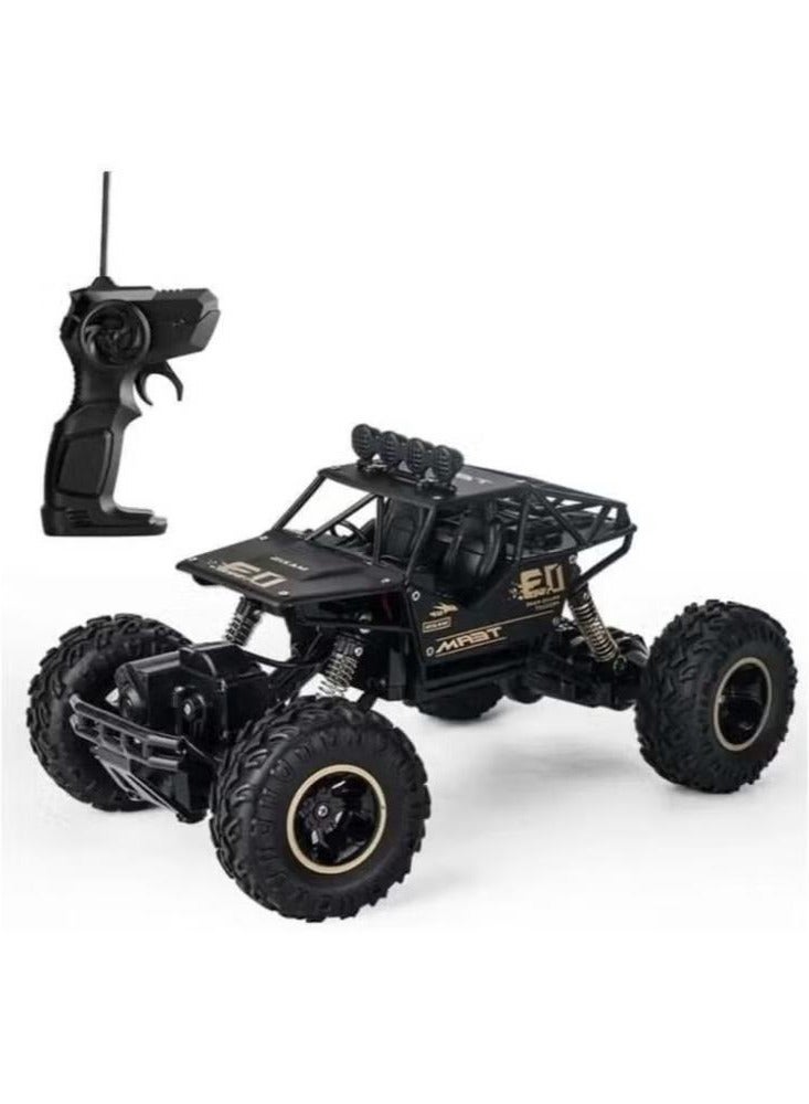 Remote Control Rock Crawler High Speed Monster Racing Car (Black)