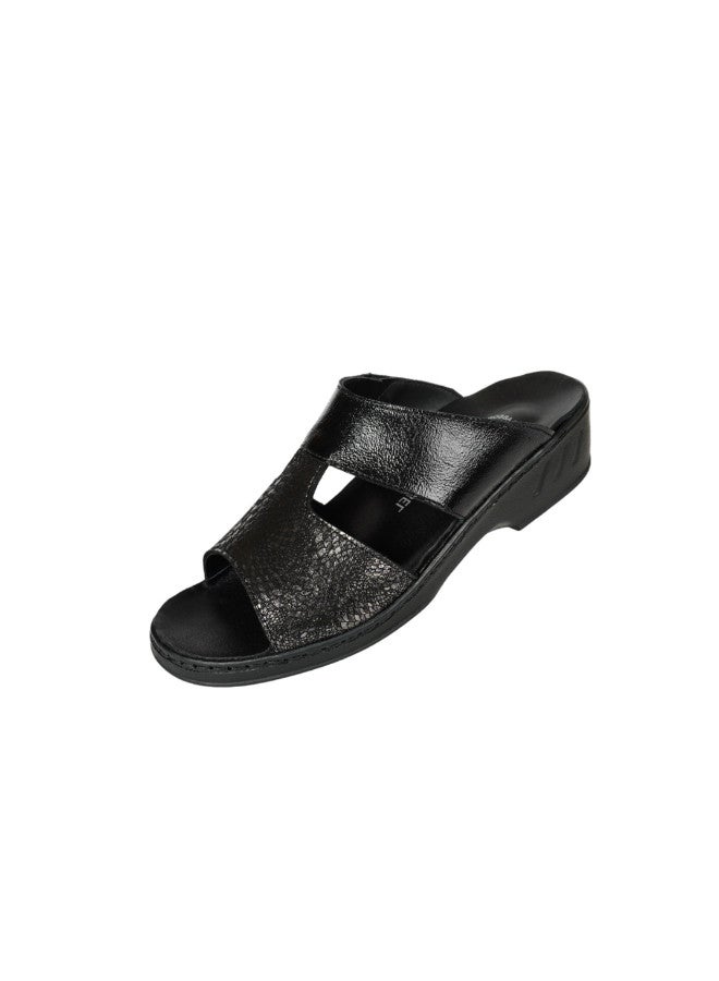 071-2223 Josef Seibel Ladies Comfort Sandals 08866 Black / Platin