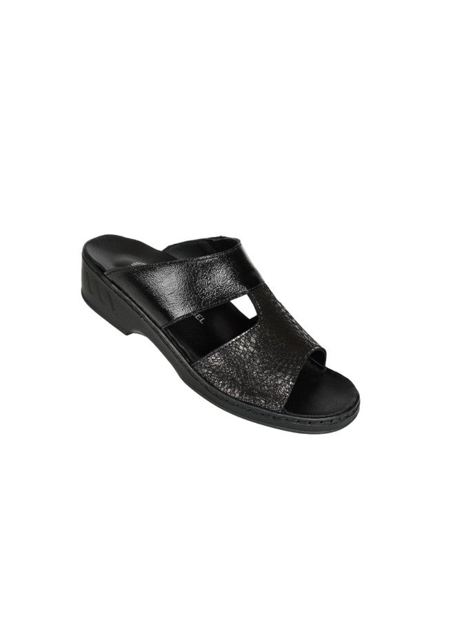 071-2223 Josef Seibel Ladies Comfort Sandals 08866 Black / Platin