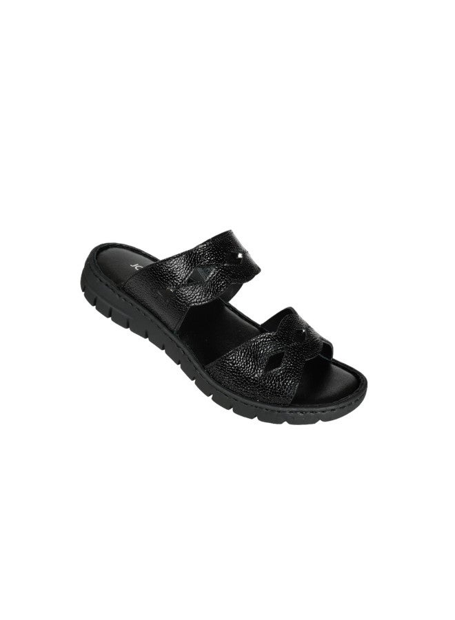 071-2229 Josef Seibel Ladies Casual Flat Sandals 93466 Black