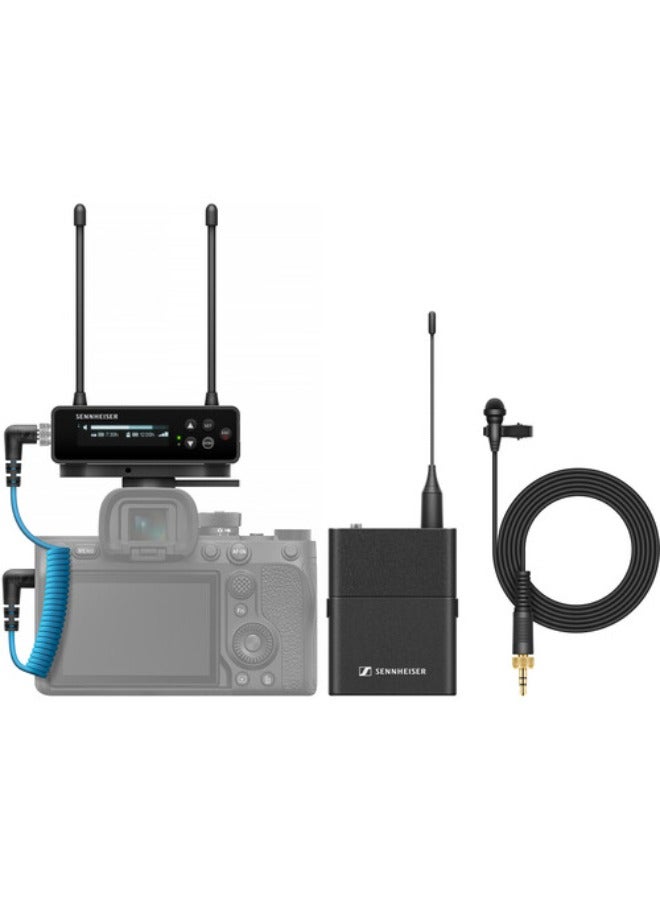 Sennheiser Portable Digital UHF Wireless Microphone System With ME 2 Omnidirectional Lavalier Mic (R1-6: 520 To 576 MHz)