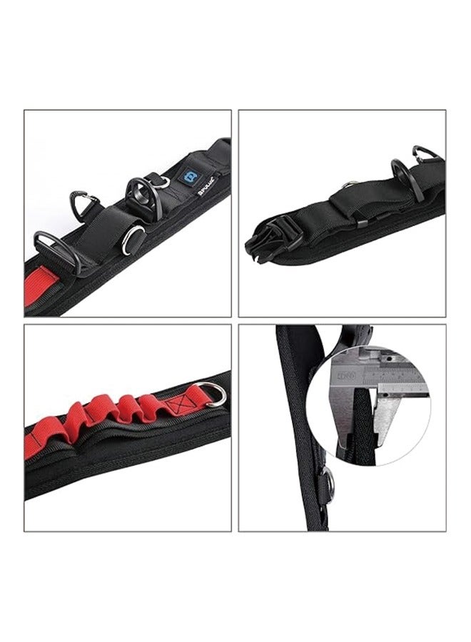 PULUZ Multi-Function Camera Waist Belt for SLR/DSLR Cameras, Adjustable Camera Waist Strap with Hook for Hanging Photography Accessories Fit for Outdoor Photographer,Length Adjustment:29-49in