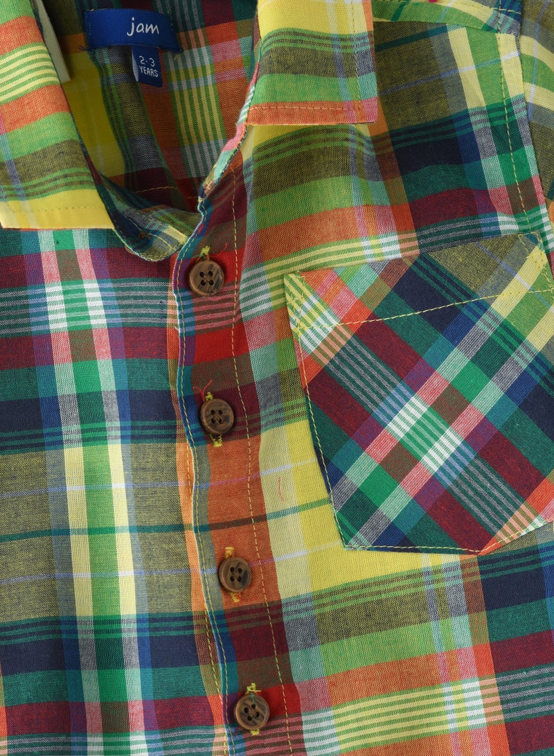 Boys' Classic Cotton Shirt Timeless Comfort & Everyday Versatility