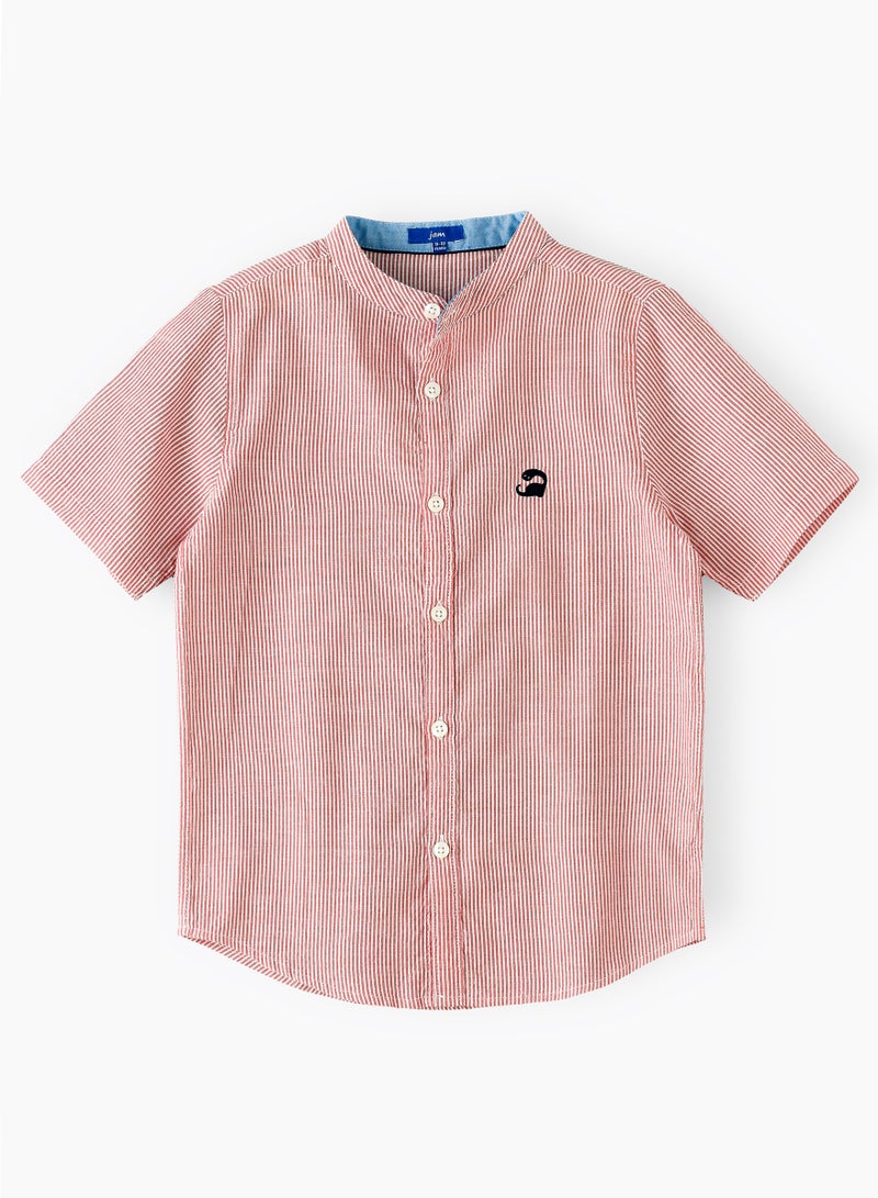 Boys' Classic Cotton Shirt Timeless Comfort & Everyday Versatility