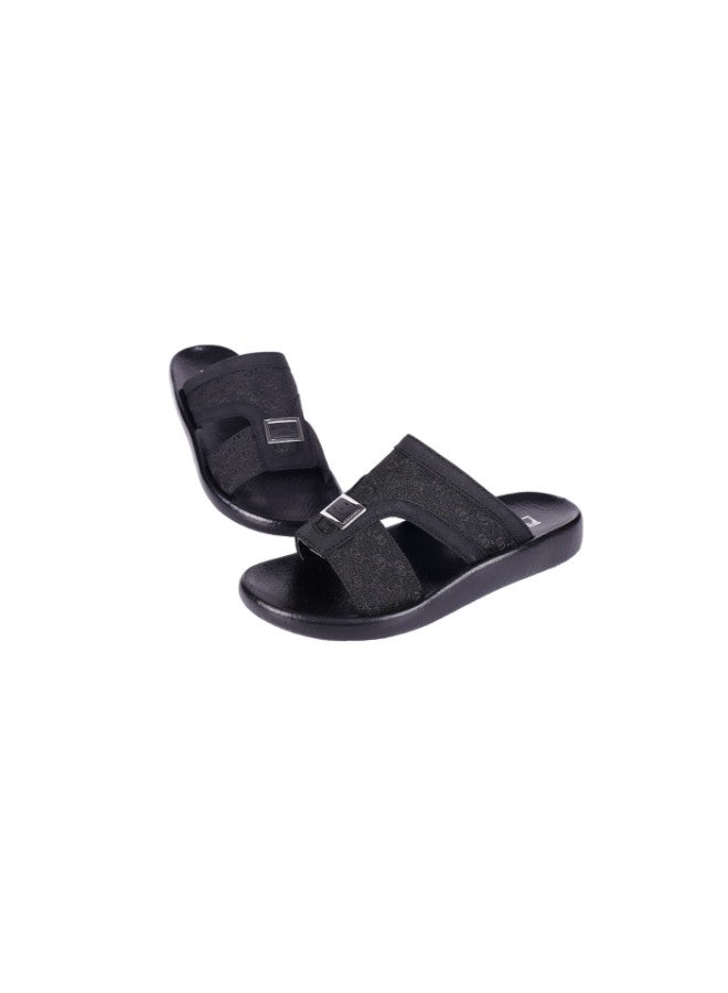 008-3576 Barjeel Uno Boys Arabic Sandals B-63102 Black