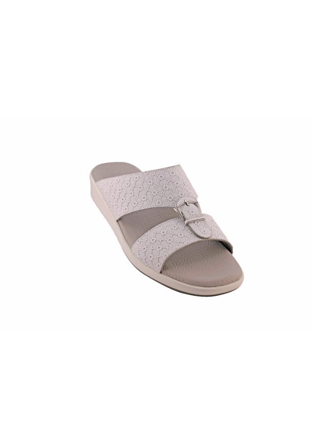 008-3095 Barjeel Uno Boys Arabic Sandals BBGT 14 White