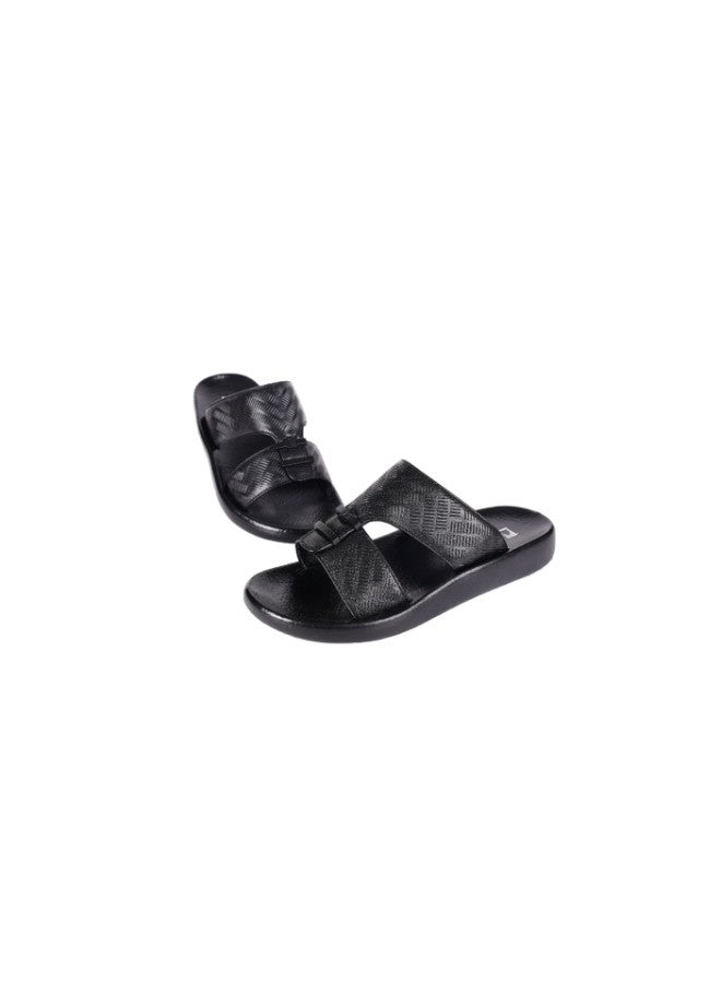 008-3572 Barjeel Uno Boys Arabic Sandals B-63073 Black