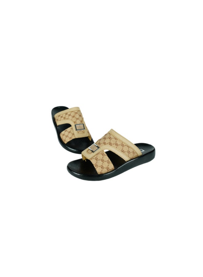 008-3578 Barjeel Uno Boys Arabic Sandals B-63102 Beige