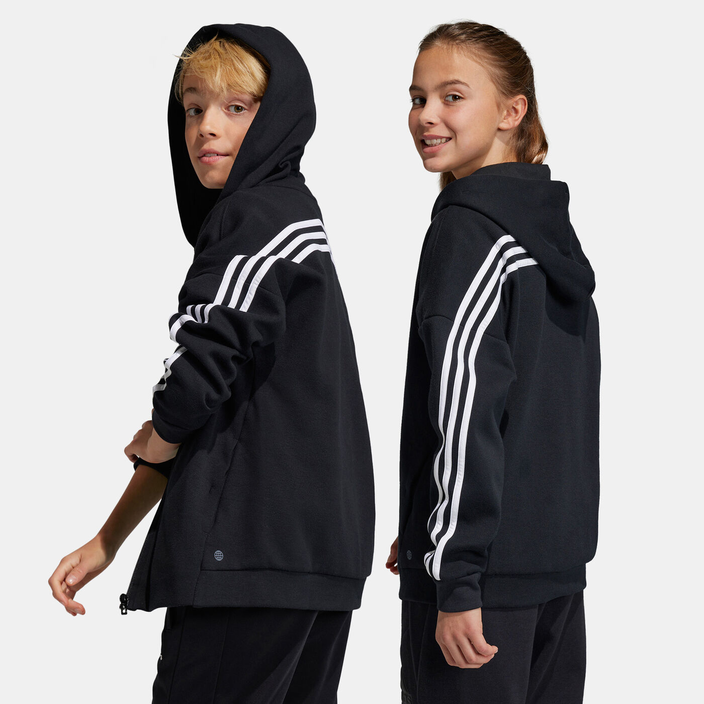 Kids' Future Icons 3-Stripes Full-Zip Hoodie (Older Kids)