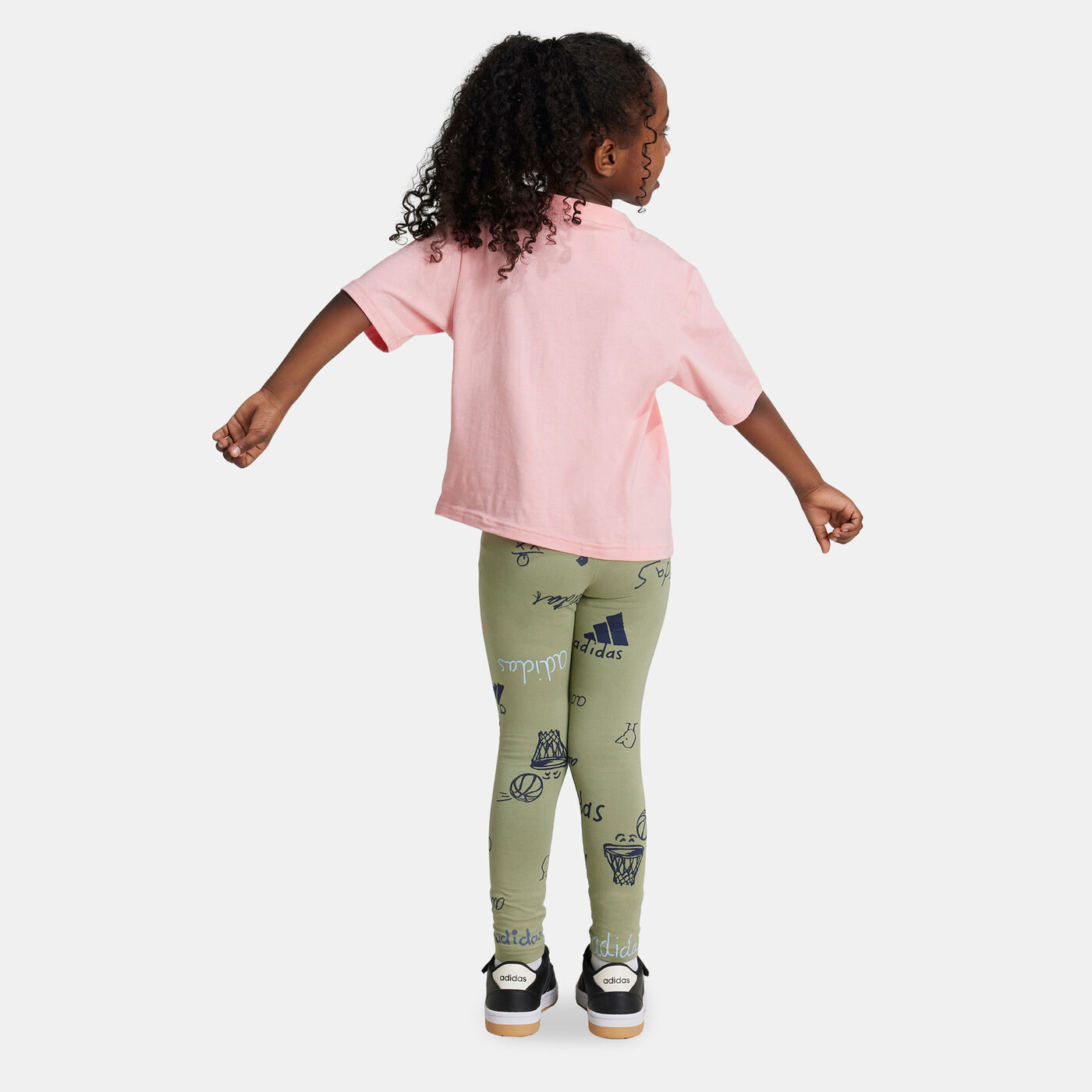 Kids' Brand Love T-Shirt and Leggings Set (Young Kids)