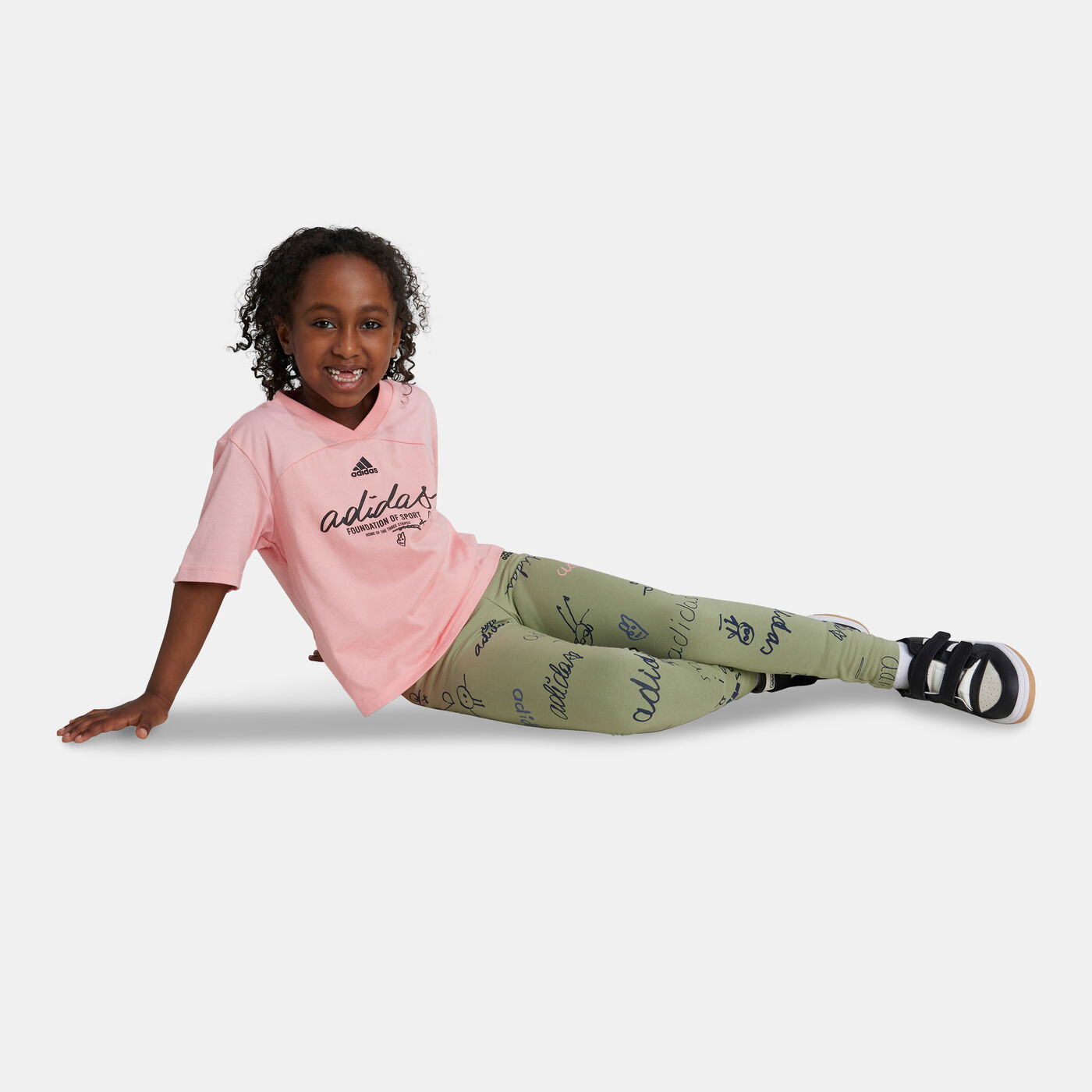 Kids' Brand Love T-Shirt and Leggings Set (Young Kids)