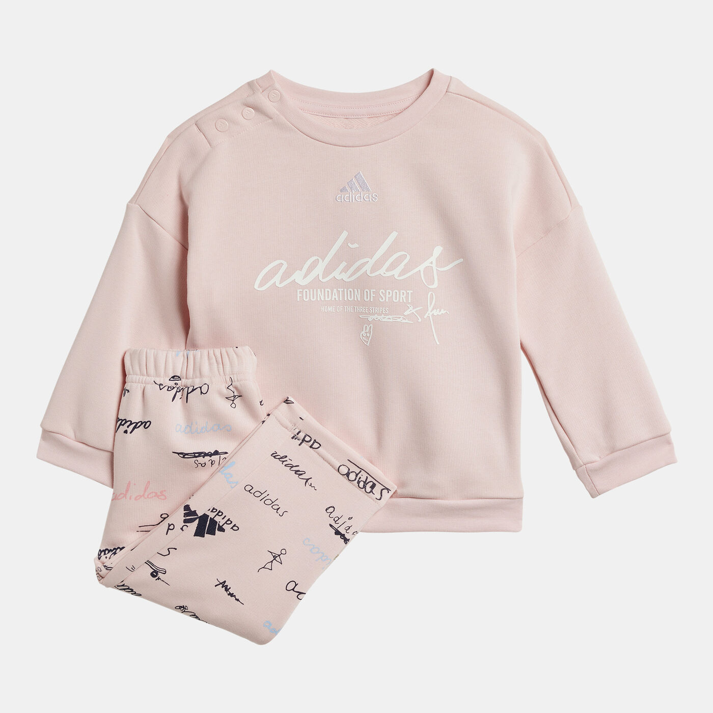 Kids' Brand Love Sweatshirt and Sweatpants Set (Baby & Toddler)