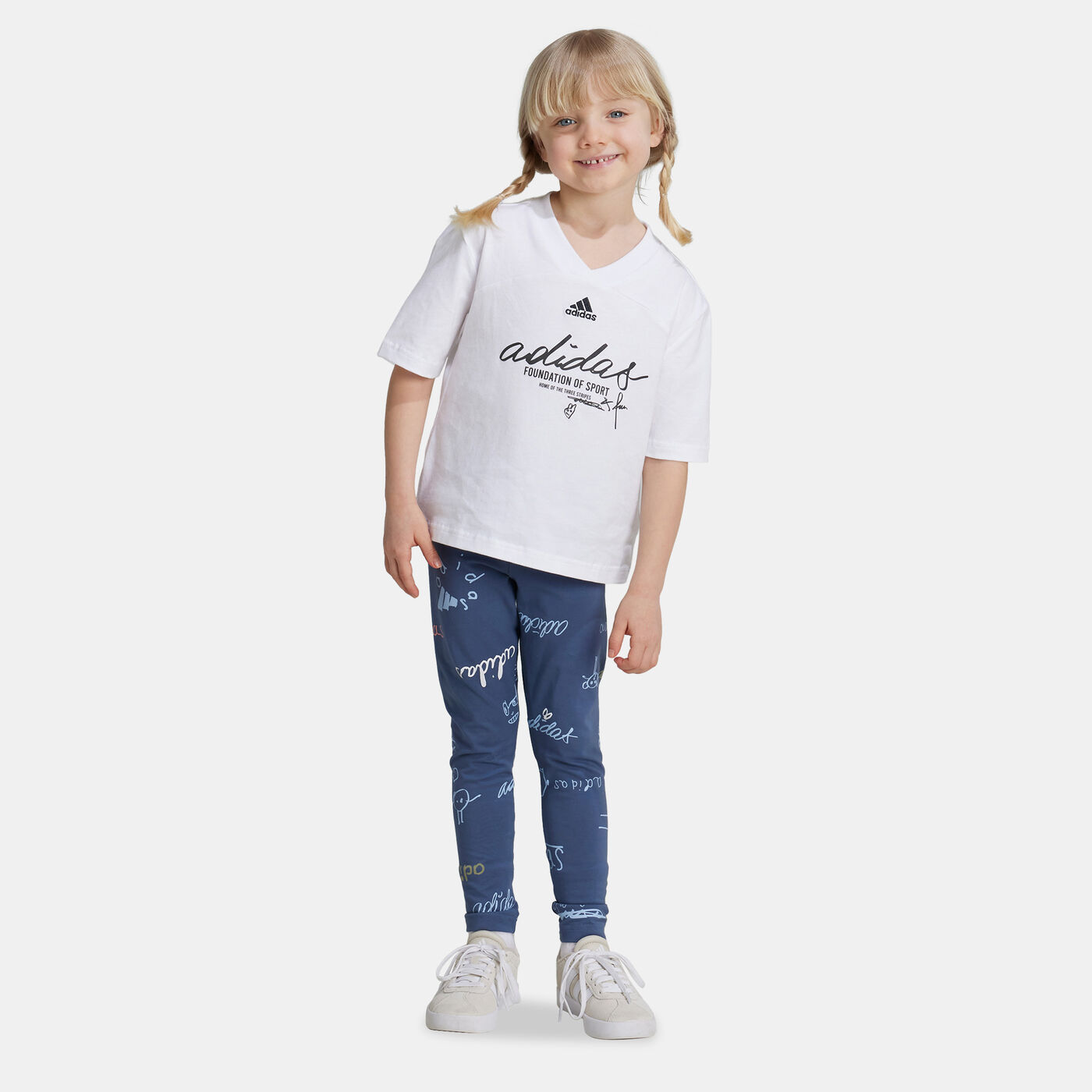 Kids' Brand Love T-Shirt and Leggings Set (Young Kids)