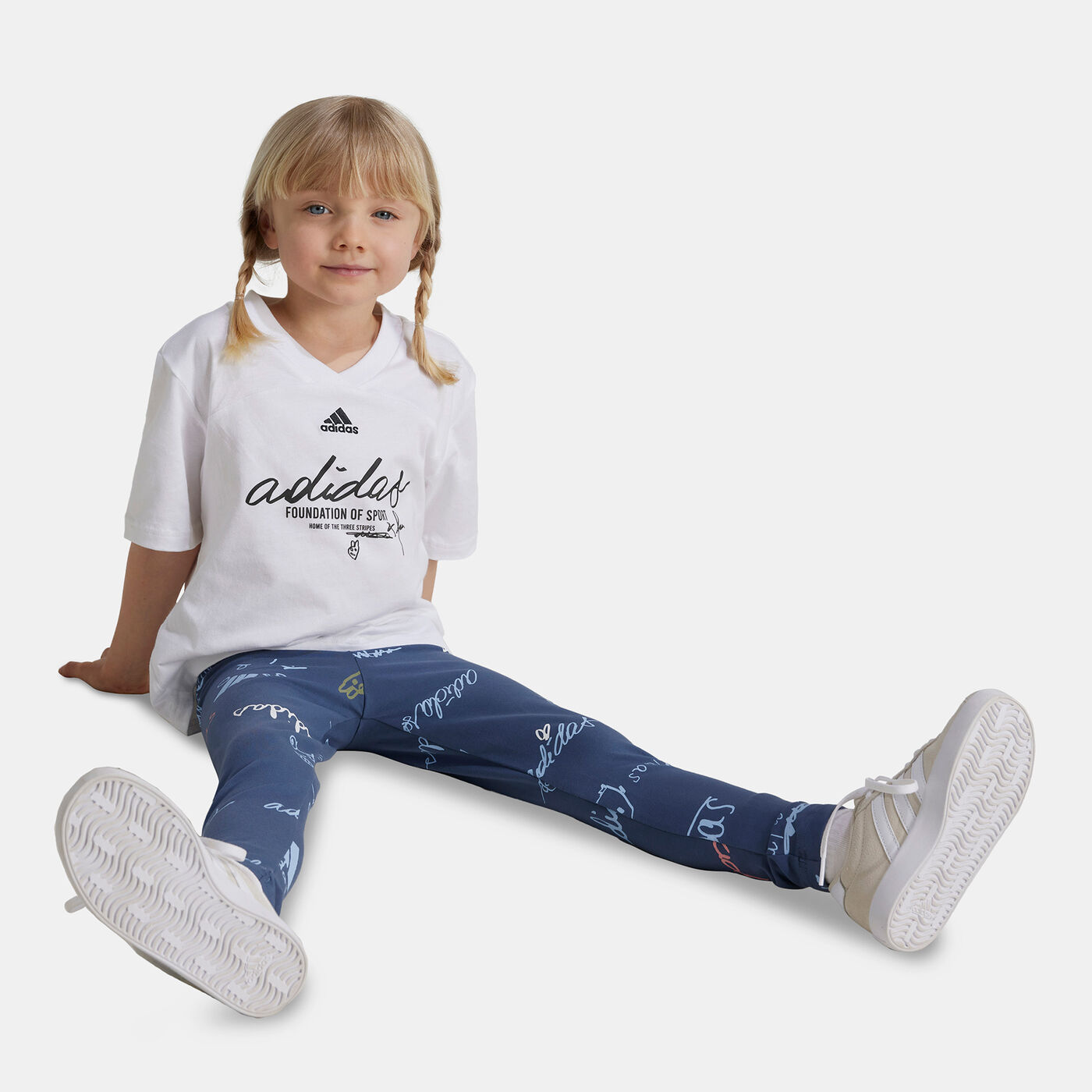 Kids' Brand Love T-Shirt and Leggings Set (Young Kids)