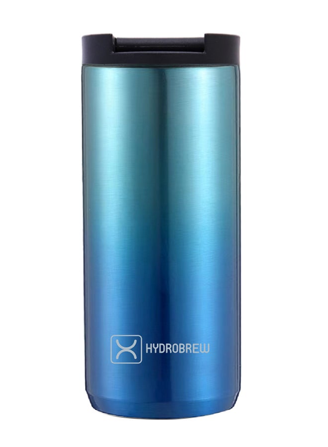 Double Wall Insulated Tumbler Water Bottle, Blue, 400 ML